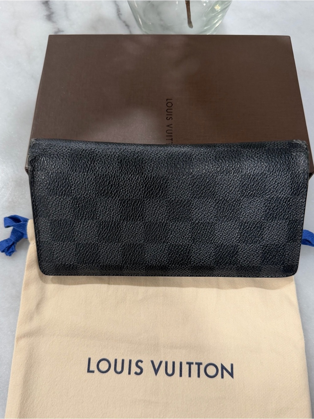 Louis Vuitton Black Damier Graphite Wallet